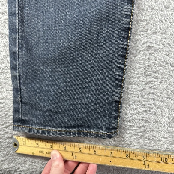 Levi's 501xx‎ Jeans Mens 28x32 Button Fly Fading Fade Dark Wash Clean Denim - Picture 9 of 10